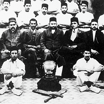 Mahatma Gandhi At A Cricket Club In Durban