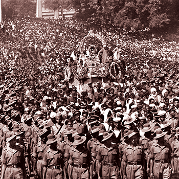 Last Journey of Gandhiji
