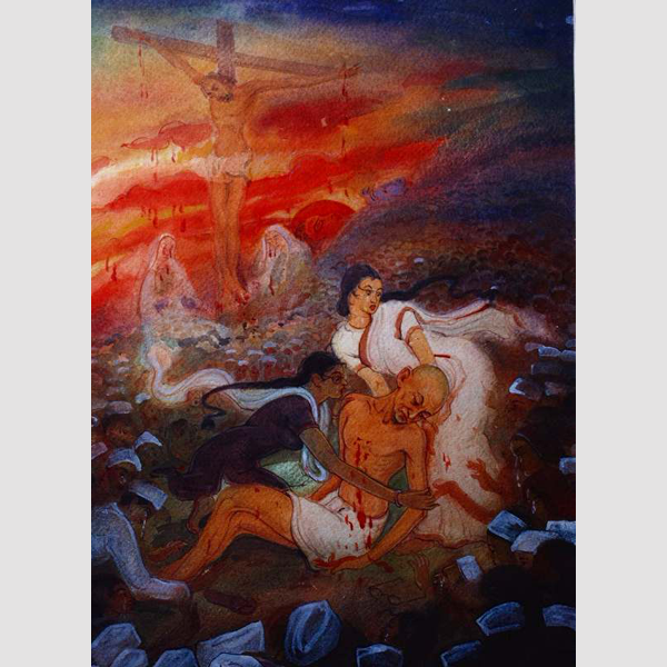 Gandhi Paintings Image 9