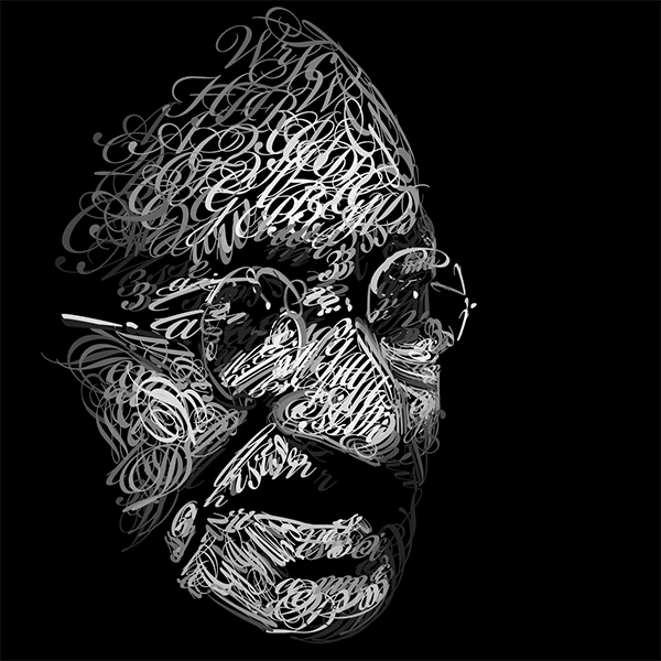 Gandhi through Medias